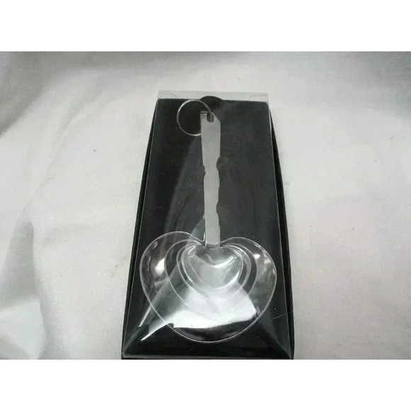 Measuring spoons Kate Aspen heart Shape bridal chef kitchenware Metal - Picture 1 of 3